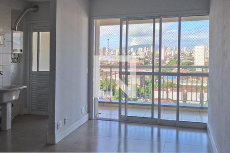 Sala de Estar e Jantar de apartamento para alugar com 1 quarto, 50m² em Vila Matias, Santos