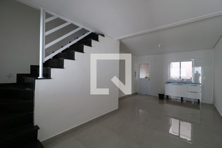 Sala de casa à venda com 3 quartos, 122m² em Vila Homero Thon, Santo André