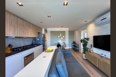 Sala de apartamento para alugar com 2 quartos, 68m² em Jardim Aeroporto, São Paulo