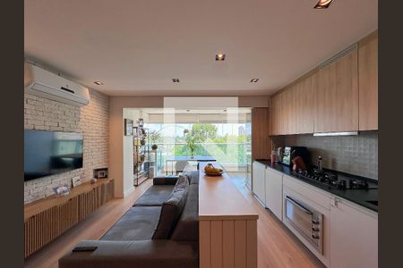 Sala de apartamento para alugar com 2 quartos, 68m² em Jardim Aeroporto, São Paulo