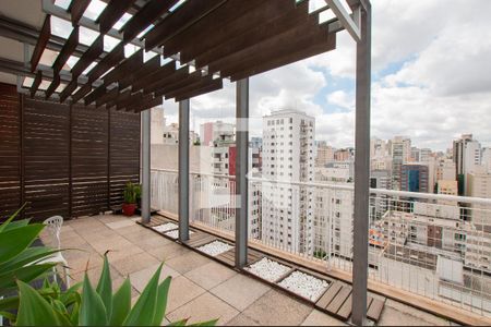 Varanda da Sala de apartamento à venda com 3 quartos, 250m² em Jardim Paulista, São Paulo