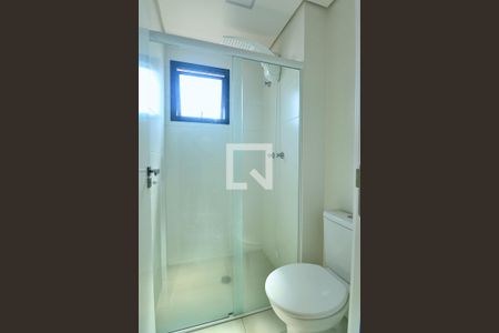 Banheiro de kitnet/studio para alugar com 1 quarto, 42m² em Campestre, Santo André