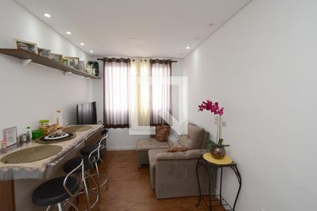 Sala de apartamento para alugar com 2 quartos, 44m² em Usina Piratininga, São Paulo