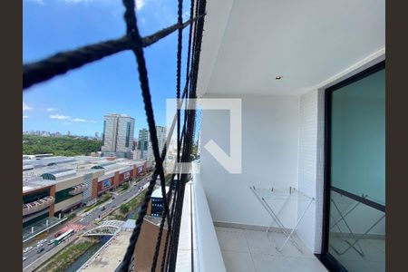 Varanda da Sala de apartamento para alugar com 1 quarto, 45m² em Caminho das Árvores , Salvador