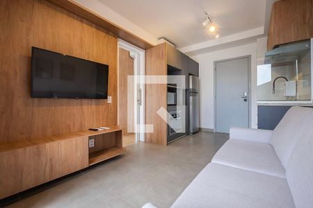 Sala/Cozinha de apartamento para alugar com 1 quarto, 37m² em Pinheiros, São Paulo