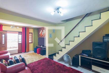 Sala de Estar de casa à venda com 3 quartos, 100m² em Jardim Santo Alberto, Santo André