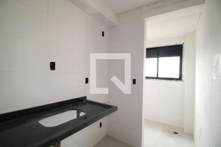 Sala/Cozinha e Área de Serviço de apartamento à venda com 2 quartos, 47m² em Vila Guilhermina, São Paulo