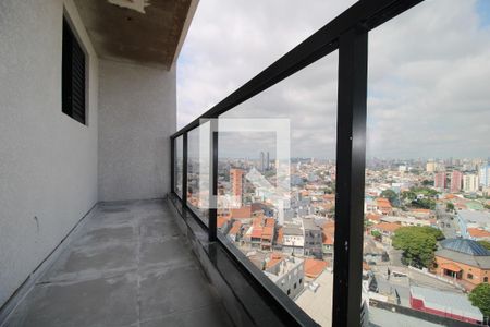 Varanda da Sala de apartamento à venda com 2 quartos, 47m² em Vila Guilhermina, São Paulo