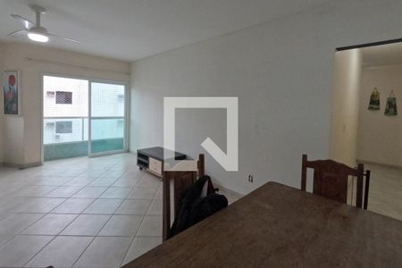 Sala de Estar e Jantar de apartamento para alugar com 3 quartos, 117m² em José Menino, Santos