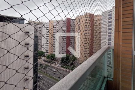 Vista da Sala de Estar e Jantar de apartamento para alugar com 3 quartos, 117m² em José Menino, Santos