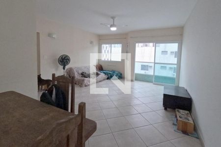 Sala de Estar e Jantar de apartamento para alugar com 3 quartos, 117m² em José Menino, Santos