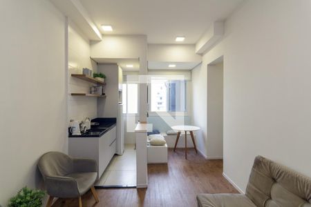 Sala de apartamento para alugar com 1 quarto, 38m² em Santa Cecilia, São Paulo