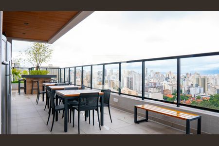 Studio para alugar com 27m², 1 quarto e sem vagaChurrasqueira