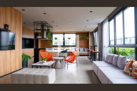 Studio para alugar com 27m², 1 quarto e sem vagaSalão de Festas