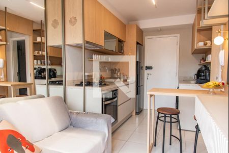 Sala de apartamento para alugar com 1 quarto, 32m² em Jardim da Gloria, São Paulo