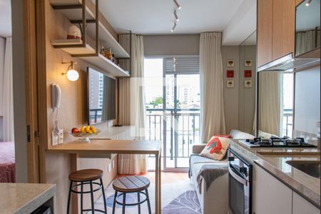 Sala de apartamento para alugar com 1 quarto, 32m² em Jardim da Gloria, São Paulo