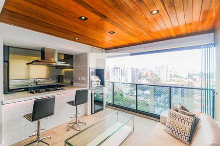 Varanda de apartamento à venda com 2 quartos, 105m² em Jardim Caravelas, São Paulo