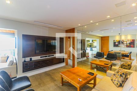 Sala de apartamento para alugar com 2 quartos, 105m² em Jardim Caravelas, São Paulo