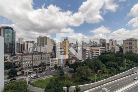 Vista da Sala de apartamento para alugar com 1 quarto, 23m² em Vila Buarque, São Paulo