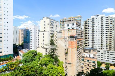 Vista da Varanda da Sala de apartamento para alugar com 2 quartos, 40m² em Consolação, São Paulo