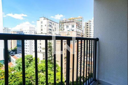 Varanda da Sala de apartamento para alugar com 2 quartos, 40m² em Consolação, São Paulo