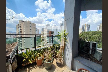 Varanda da Sala de apartamento à venda com 3 quartos, 196m² em Vila Suzana, São Paulo