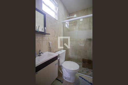 Banheiro da Suíte 1 de casa de condomínio à venda com 2 quartos, 93m² em Vargem Grande, Rio de Janeiro