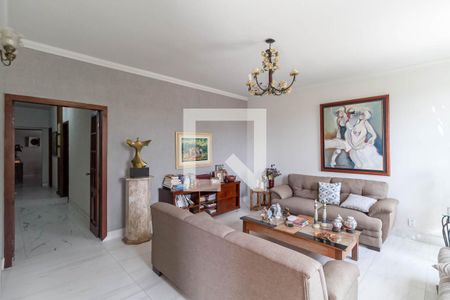 Sala de casa à venda com 5 quartos, 349m² em Santa Branca, Belo Horizonte