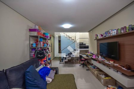 Sala de casa de condomínio à venda com 3 quartos, 151m² em Jardim Caner, Taboão da Serra