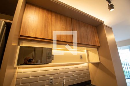 Cozinha de kitnet/studio para alugar com 1 quarto, 24m² em Brooklin Paulista, São Paulo
