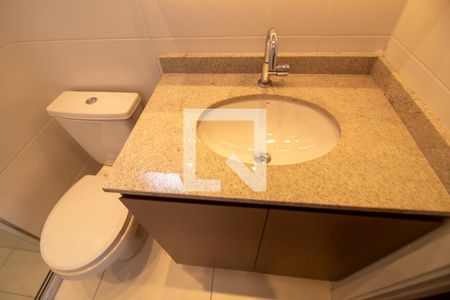 Banheiro de kitnet/studio para alugar com 1 quarto, 24m² em Brooklin Paulista, São Paulo
