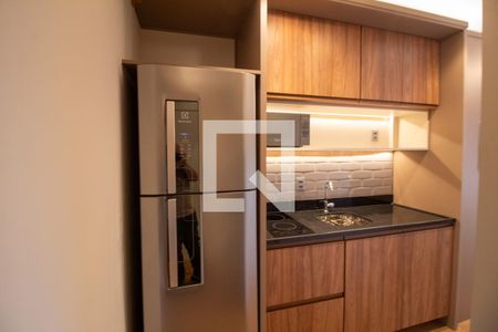 Cozinha de kitnet/studio para alugar com 1 quarto, 24m² em Brooklin Paulista, São Paulo