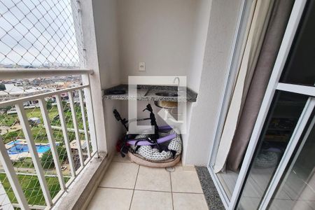 Varanda da Sala de apartamento para alugar com 2 quartos, 56m² em Vila Ema, São Paulo