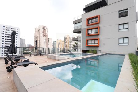 Studio para alugar com 45m², 1 quarto e 1 vagaPiscina