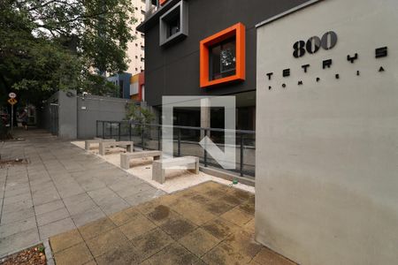 Studio para alugar com 45m², 1 quarto e 1 vagaFachada do Prédio