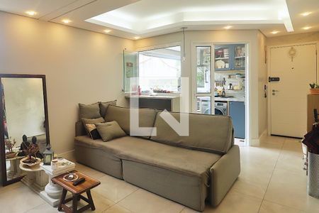 Sala de apartamento à venda com 1 quarto, 55m² em Jardim, Santo André