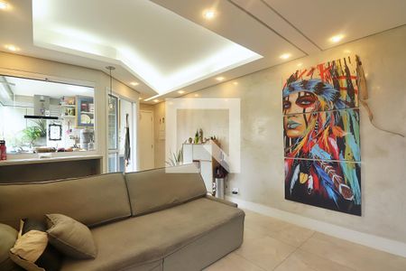 Sala de apartamento à venda com 1 quarto, 55m² em Jardim, Santo André