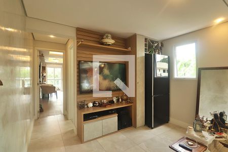 Sala de apartamento à venda com 1 quarto, 55m² em Jardim, Santo André