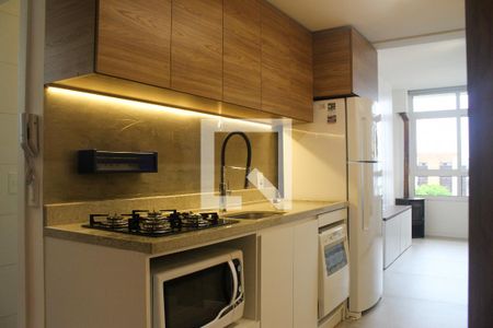 Cozinha de apartamento para alugar com 1 quarto, 58m² em Centro Histórico, Porto Alegre