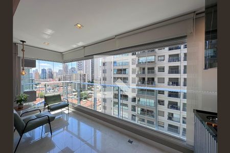 Sacada de apartamento à venda com 2 quartos, 69m² em Jardim das Acacias, São Paulo