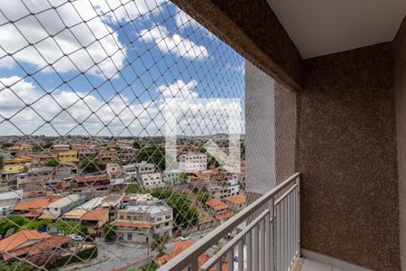 Varanda da Sala de apartamento à venda com 3 quartos, 73m² em Goiânia, Belo Horizonte