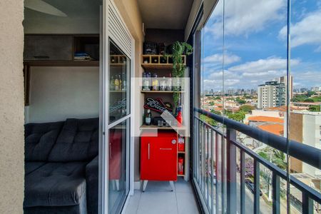 varanda de apartamento para alugar com 1 quarto, 32m² em Jardim da Gloria, São Paulo