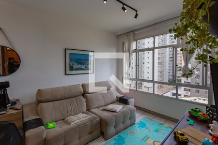 Sala de apartamento à venda com 2 quartos, 120m² em Santo Antônio, Belo Horizonte