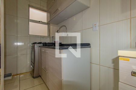 Cozinha e Área de Serviço de apartamento para alugar com 2 quartos, 38m² em Mato Grande, Canoas