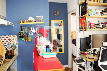 Sala / Cozinha de apartamento à venda com 1 quarto, 40m² em Barra Funda, São Paulo