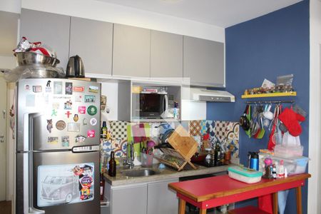 Sala / Cozinha de apartamento à venda com 1 quarto, 40m² em Barra Funda, São Paulo