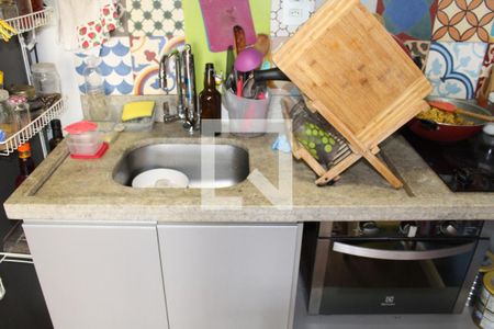 Sala / Cozinha de apartamento à venda com 1 quarto, 40m² em Barra Funda, São Paulo