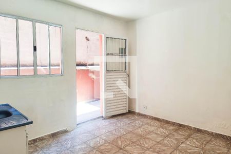 Sala e Cozinha de casa para alugar com 1 quarto, 45m² em Jardim Santo André, Santo André