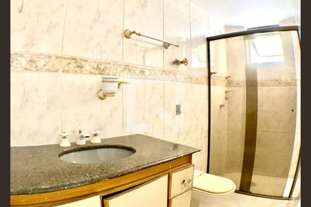 Banheiro da Suite de apartamento para alugar com 1 quarto, 34m² em Glicerio, São Paulo