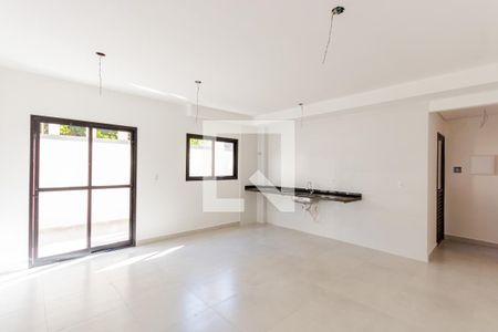 Sala/Cozinha de apartamento para alugar com 2 quartos, 106m² em Vila Guiomar, Santo André